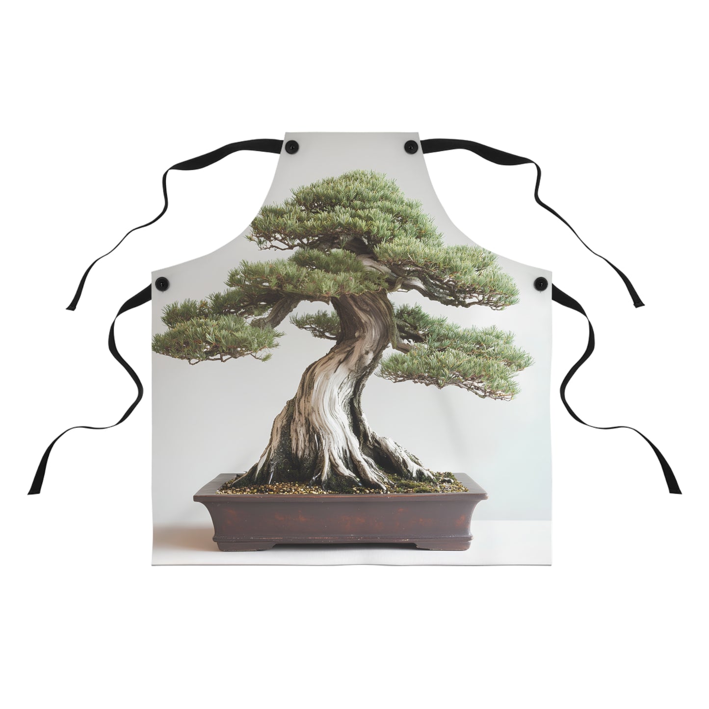 Bonsai cooking and Bonsaistyling Apron (AOP). The best Backyard complement to cook next to your Bonsai Collection ( or for Bonsaiwork)