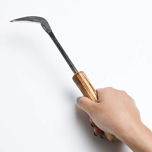 Wazakura Bonsai Repotting Sickle MADE IN JAPAN, Japanese Gardening Tool for Transplant - 2inch(50mm) Blade