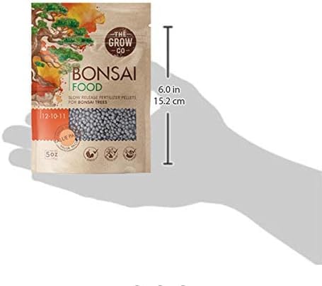 Bonsai Fertilizer - Gentle Slow Release Plant Food Pellets - Ideal for All Indoor and Outdoor Bonsai Tree Plants in Pots (5 oz)