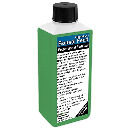 Bonsai Potassium+ Feed - Liquid Fertilizer HighTech NPK+, Bonsai Food (Made in Germany)