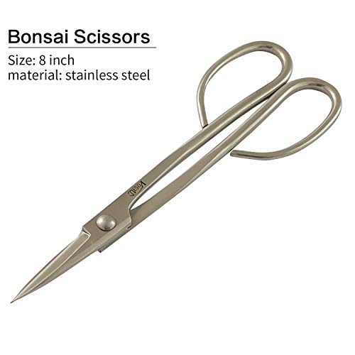 6-Piece Bonsai Tool Set,Knob Cutter,Trunk Splitter,Concave Cutter,Wire Cutter,Jin Pliers,Bonsai Scissors