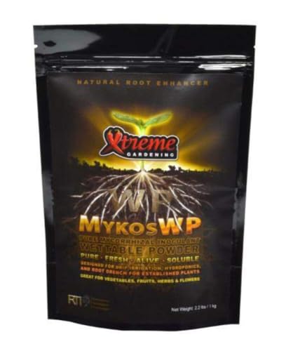 Xtreme Gardening HGC721205 Mykos Pure Mycorrhizal Inoculant Organic Root Enhancer, 2.2 lbs, Black