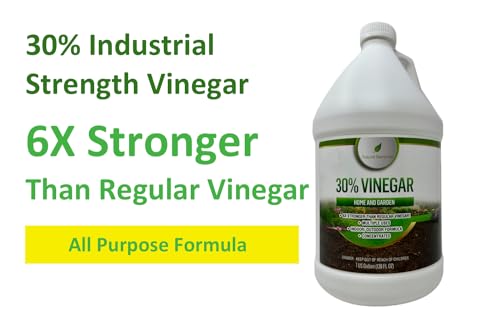 Natural Elements 30% Vinegar | Home & Garden | 6X Cleaning Power | Multiple Uses | 1 Gallon