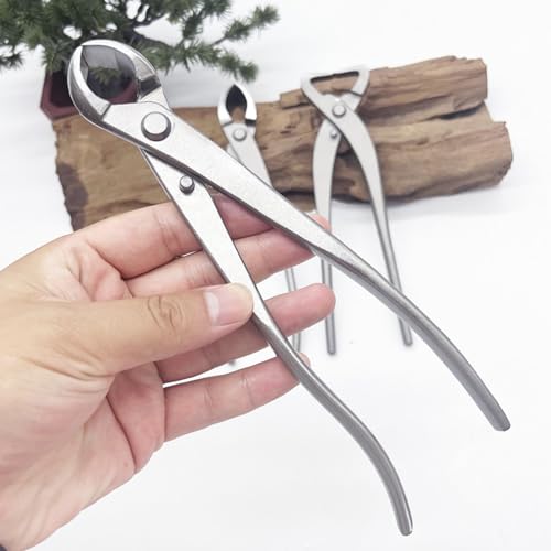 Bonsai Tools Set, 6pcs Stainless Steel Bonsai Garden Plant Tree Scissors Trimming Cutting Tool Set with Storage Bag, Garden Plant Tools