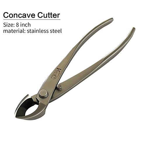 6-Piece Bonsai Tool Set,Knob Cutter,Trunk Splitter,Concave Cutter,Wire Cutter,Jin Pliers,Bonsai Scissors