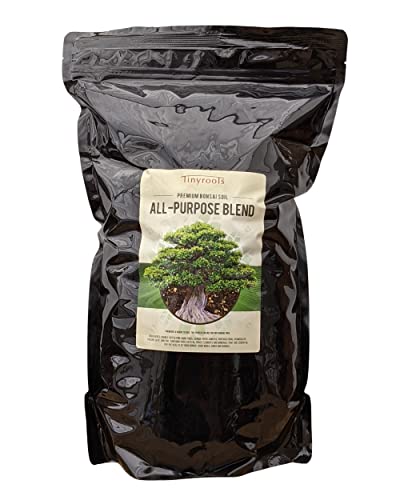 Bonsai Outlet Bonsai Soil Mix - Tinyroots All Purpose Bonsai Soil Mix Ready to Use Blend, Used for All Varieties of Bonsai Trees, 2.5 Gallons