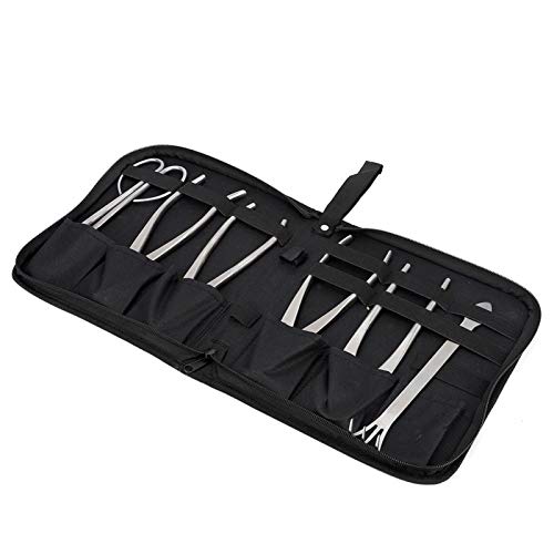 Bonsai Tools Set, 6pcs Stainless Steel Bonsai Garden Plant Tree Scissors Trimming Cutting Tool Set with Storage Bag, Garden Plant Tools