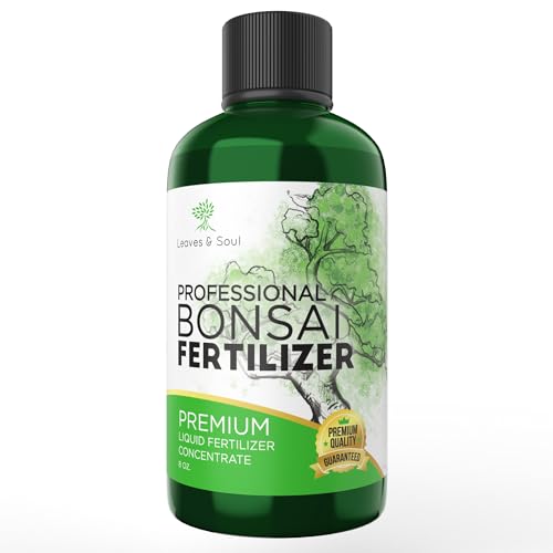 Professional Liquid Bonsai Plant Fertilizer | 3-1-2 Concentrate for Bonsai Plants and Trees | Multi-Purpose Blend & Gardening Supplies | 8 oz Bottle