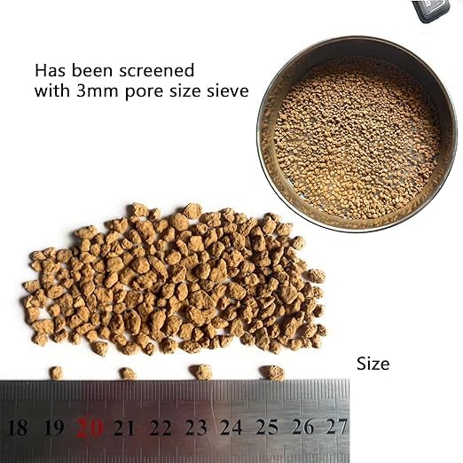 6lb 3-6mm Small Grain Japanese Hard Akadama Bonsai Soil,for All Kinds of Small and Medium-Sized Bonsai,Breathable Prevent Water Accumulation