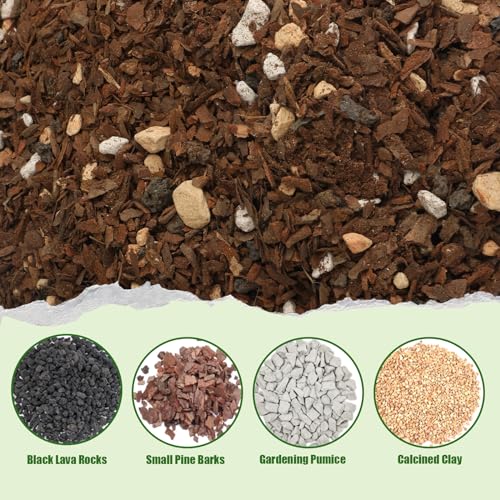 Bonsai Soil Mix Ready to Use (1qt), Premium Fast Draining Organic All Purpose Potting Mix for All Varieties of Bonsai