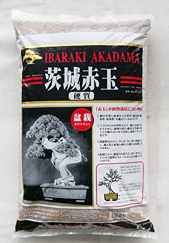 Japanese Hard Ibaraki Akadama for Bonsai / Succulent Soil - Medium Size Grains 14 Liter (IBAM14L)