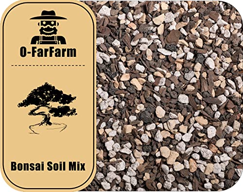 Bonsai Soil Mix Ready to Use 4 Quart, Fast Draining All Purpose Potting Soil for Bonsai Tree, Ideal for Root Development, Made from Akadama, Lava Rock, Pumice and Pine Barks