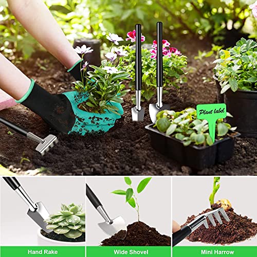 Bonsai Tools Kit- 24 PCS Bonsai Tree Kit Tools for Beginners, Bonsai Tool Set Bonsai Starter Trimming Care Kit Include Pruning Shears, Scissors, PU Leather Bag, Bonsai Pruning Kit for Women & Men