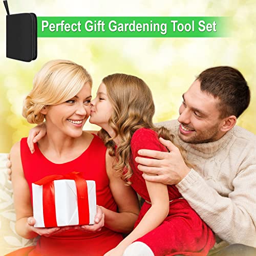 Bonsai Tools Kit- 24 PCS Bonsai Tree Kit Tools for Beginners, Bonsai Tool Set Bonsai Starter Trimming Care Kit Include Pruning Shears, Scissors, PU Leather Bag, Bonsai Pruning Kit for Women & Men