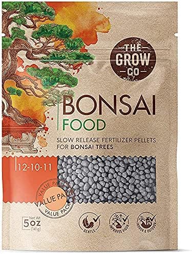 Bonsai Fertilizer - Gentle Slow Release Plant Food Pellets - Ideal for All Indoor and Outdoor Bonsai Tree Plants in Pots (5 oz)