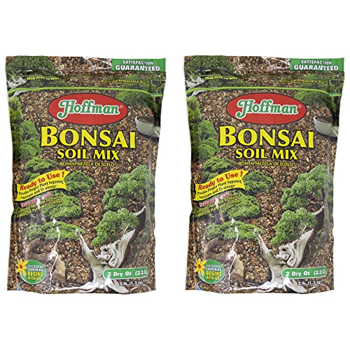 Hoffman 10708 Bonsai Soil Mix, 2 Quarts, 2 Pack