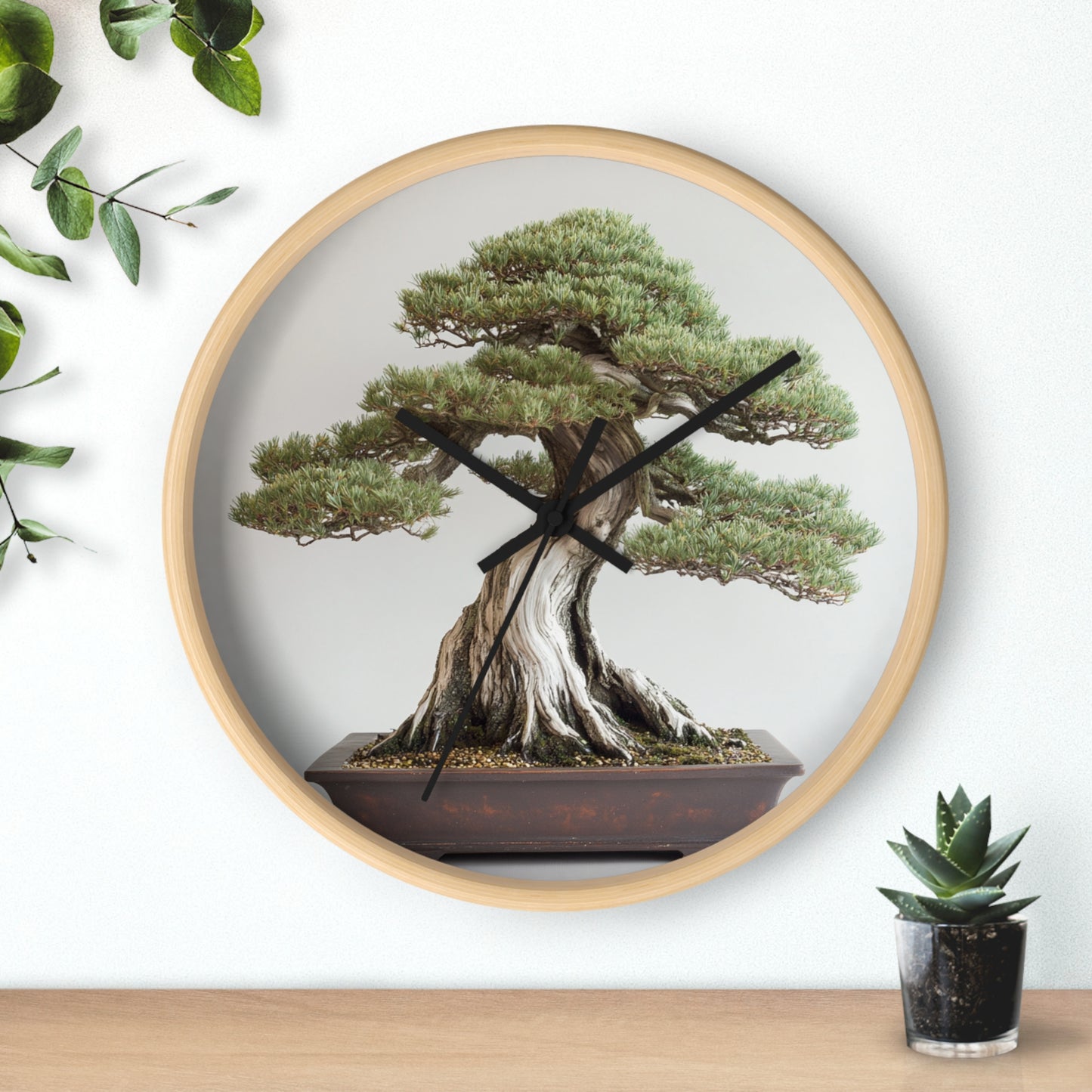 Bonsai Wall Clock